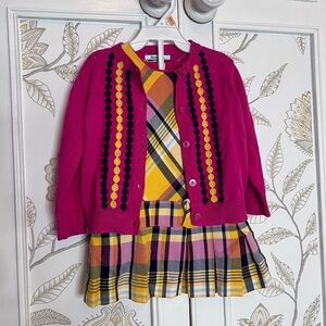 Hartstrings Cardigan and Dress Set NWOT
